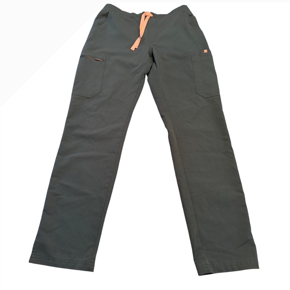 FIGS Yola High Rise Technical Collection Slim Scrub Pants Small Teal TW2000R